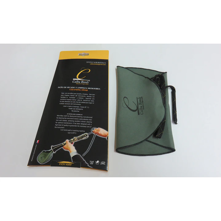 Paño de secado para clarinete y flauta traversa CALBUREEDS 2