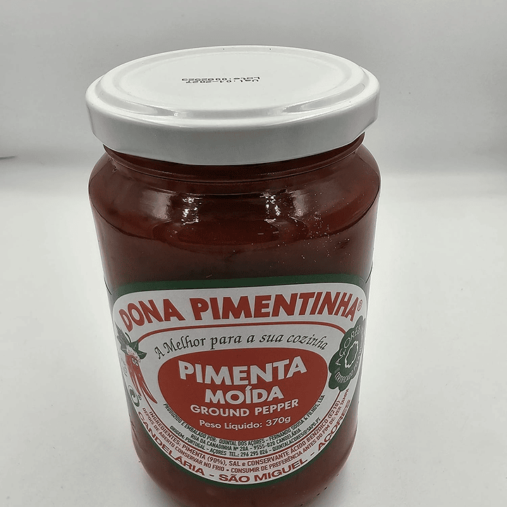 Pimenta Moída Dona Pimentinha de São Miguel 370 gr 1