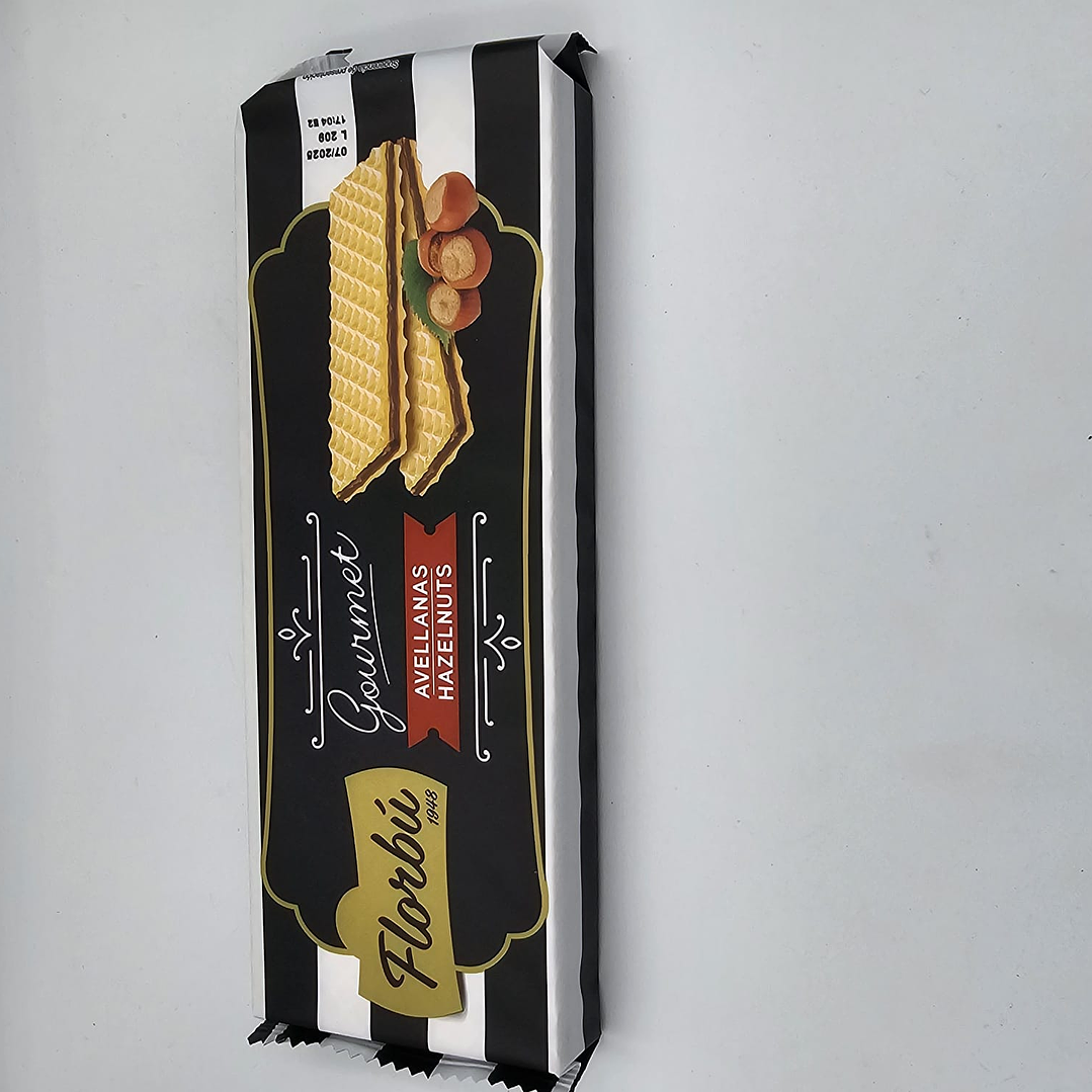 Bolachas Wafer avelã Florbú 150 gr 1
