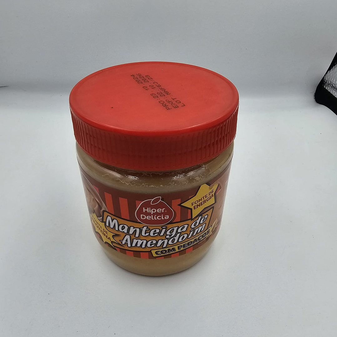 Manteiga de amendoim com pedaços Hiper Delicia 350 gr 1