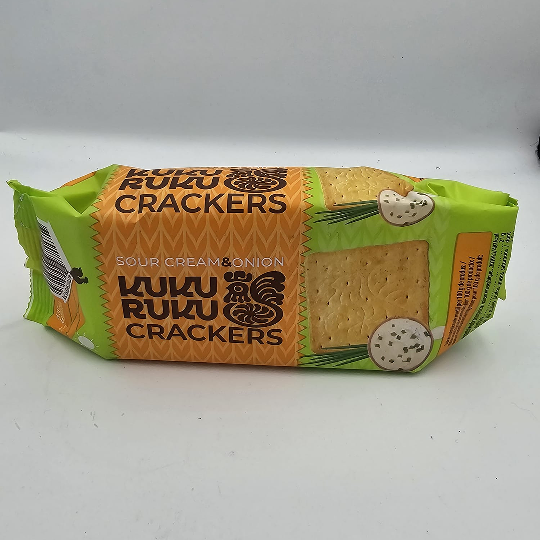 Crackers sour cream & onion kuku ruku 72 gr 1