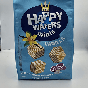 Happy Wafers minis Vanilla 200 gr