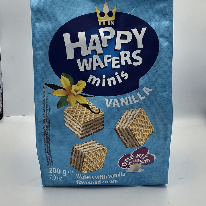 Happy Wafers minis Vanilla 200 gr 1