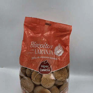 Biscoitos com saabor a Laranja Hiper Delicia 200 gr