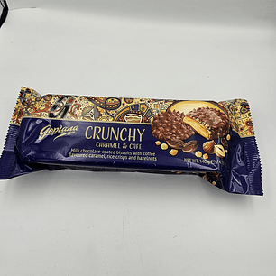 Bolacha Crunchy caramel e café 140 gr