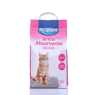 Areia de gato Rio Bravo 5 Kg