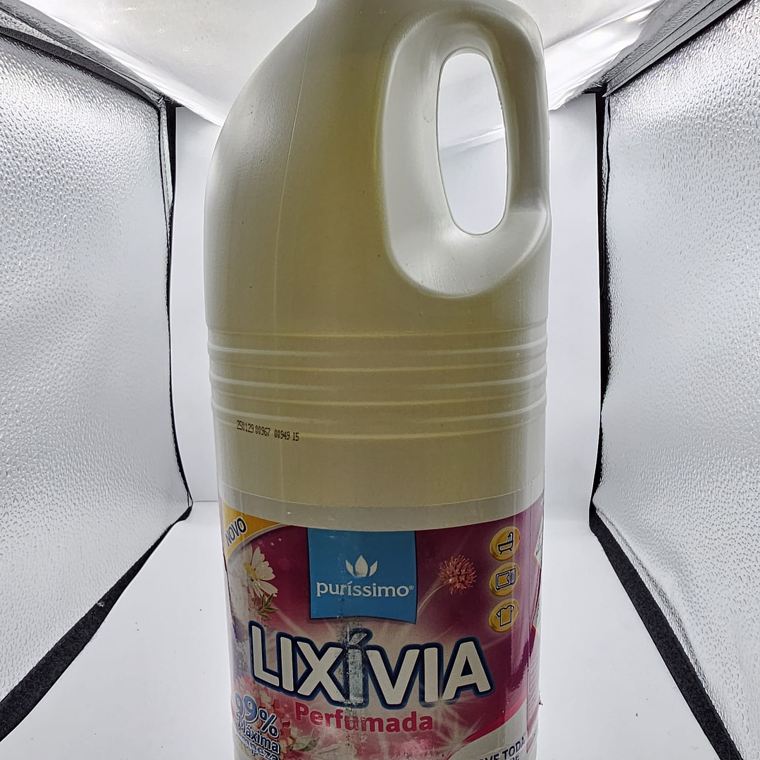 Lixívia puríssimo perfumada 4L 1
