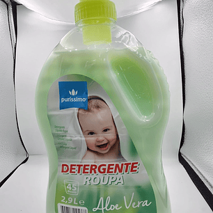 Detergente roupa líquido puríssimo 45 doses Aloe vera