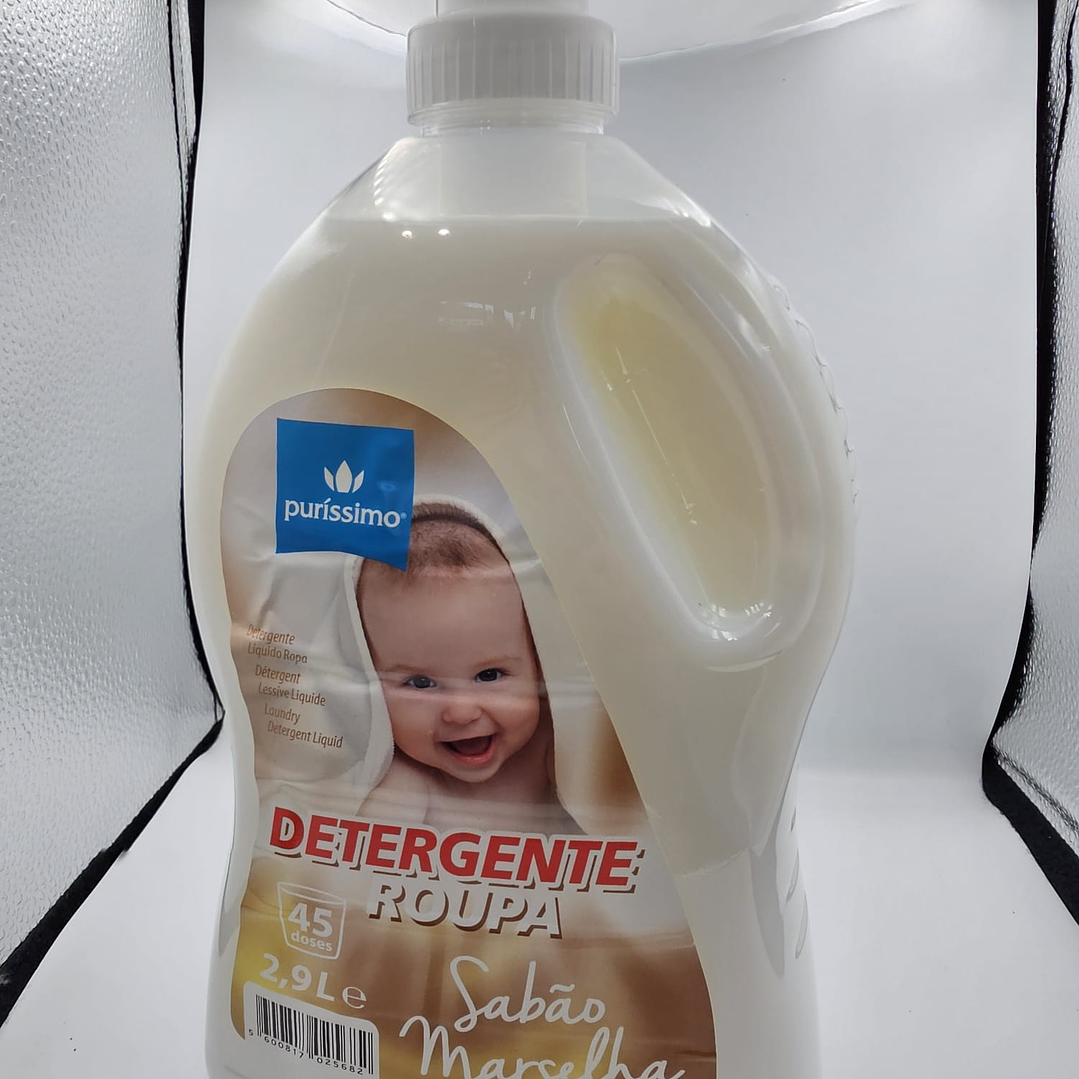Detergente da roupa puríssimo 45 doses Marselha 1