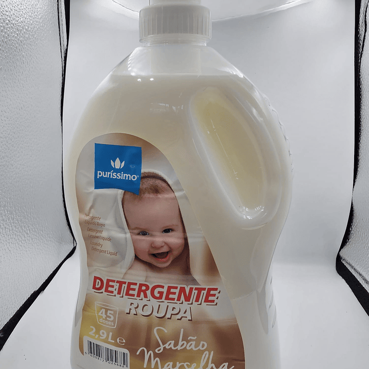 Detergente da roupa puríssimo 45 doses Marselha 1