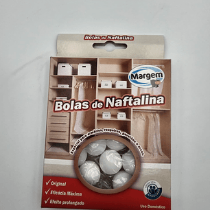 Bolas naftalina Margem 80 gr
