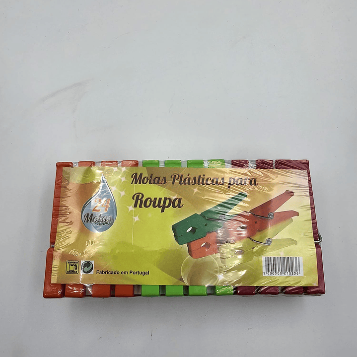 Molas da roupa plásticas maxi 24 un 1