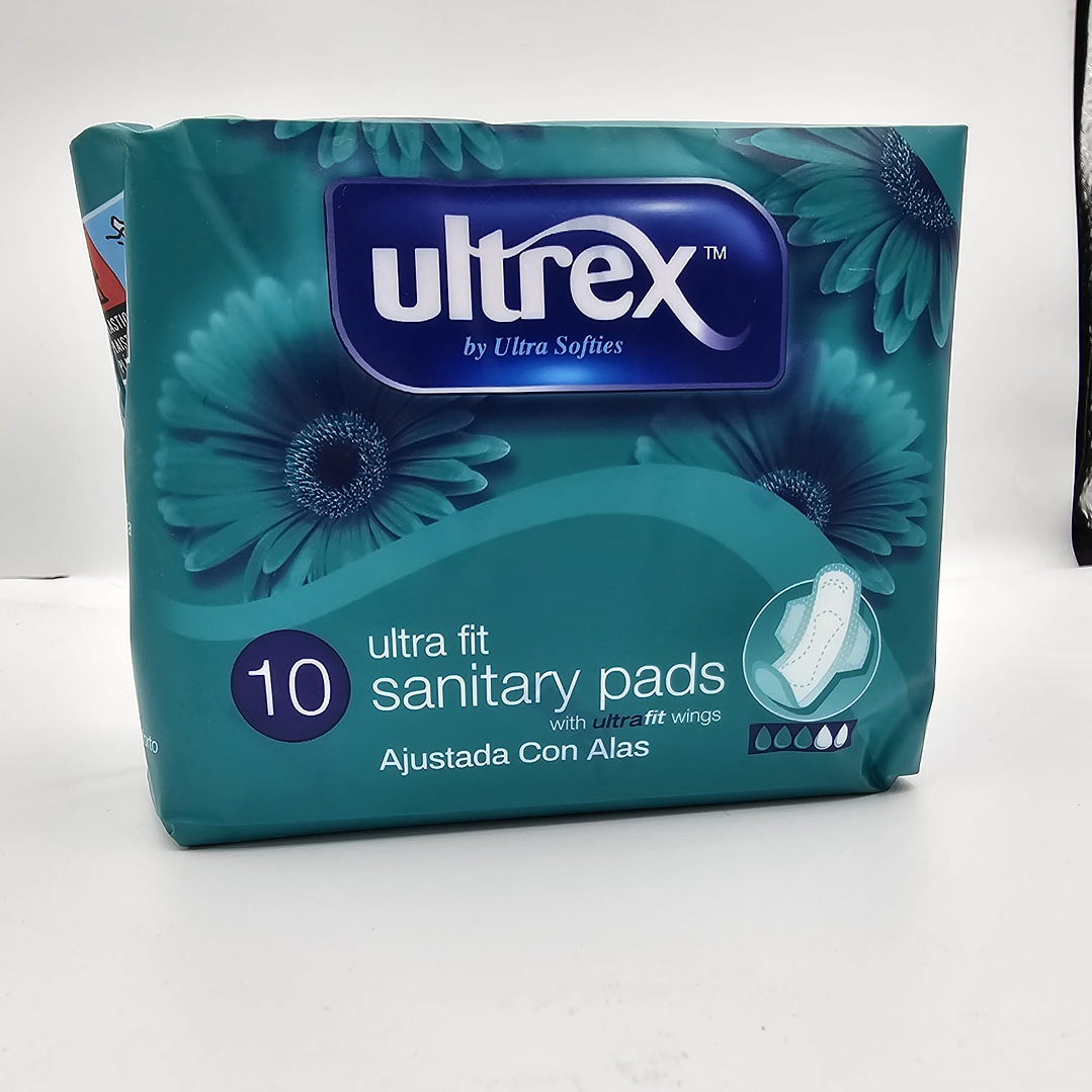 Pensos higiénicos Ultrex ultra fit 10 un com abas 1