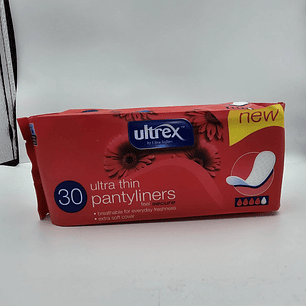 Pensos higiénicos diários ultra thin  Ultrex  30 un 