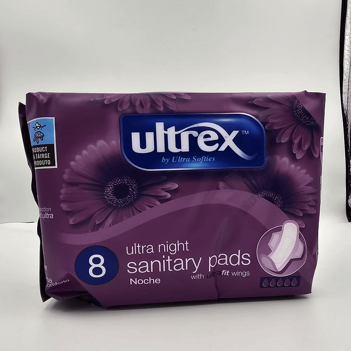 Pensos higiénicos Ultrex ultra night 8 un com abas 1
