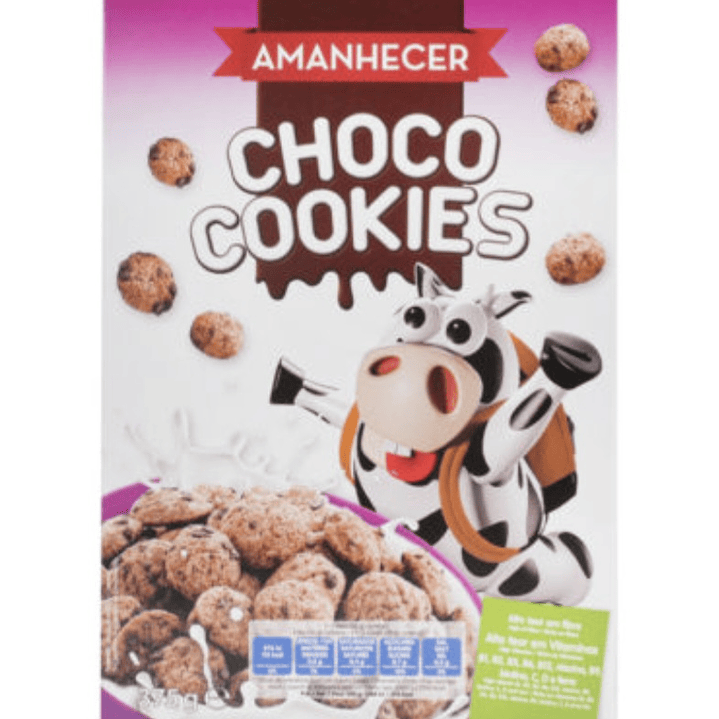 Cereais choco cookies Amanhecer 375g  1