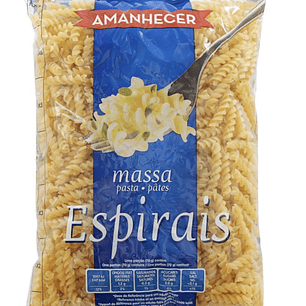 Massa espirais Amanhecer 500g 