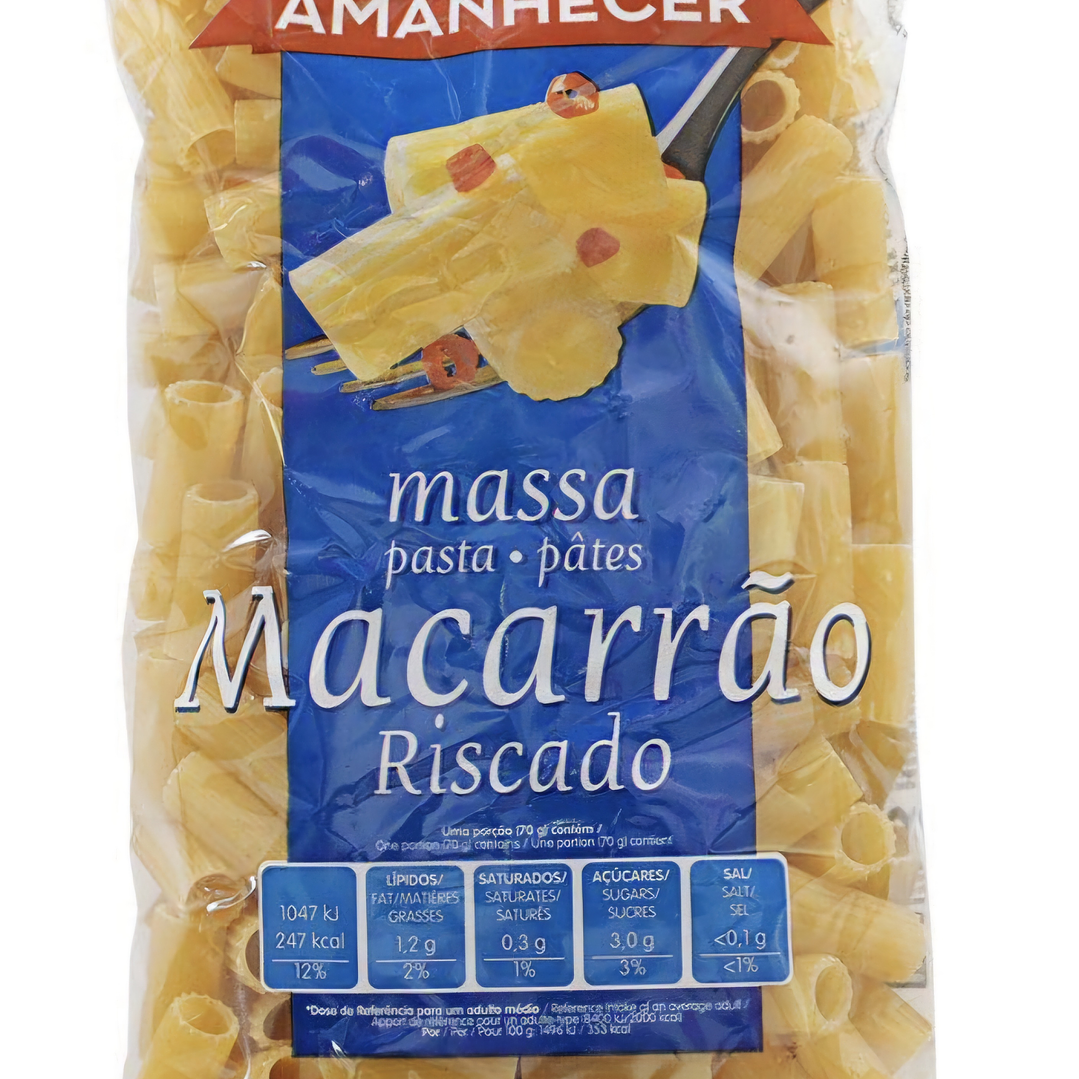 Massa Macarrão riscado Amanhecer 500g  1
