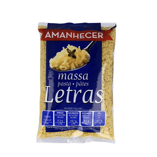 Massa letras Amanhecer 250g 