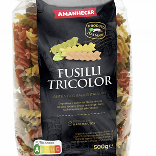 Massa fusilli tricolor Amanhecer 500g 