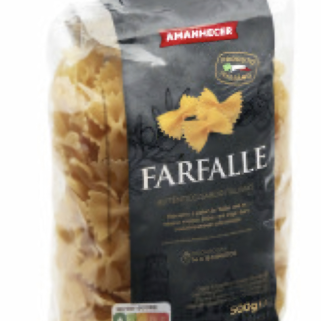 Massa farfalle Amanhecer 500g  1