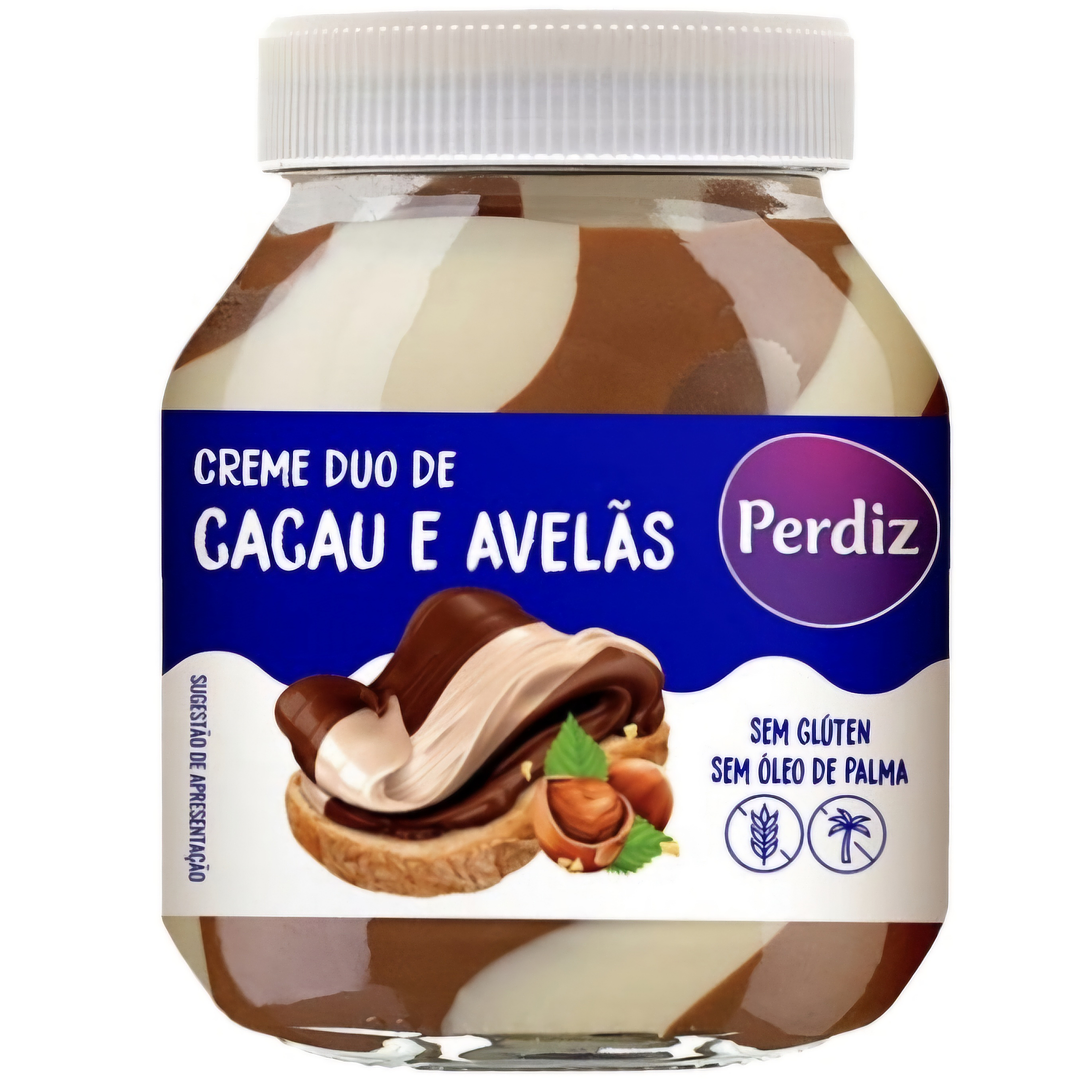 Creme de barrar cacau e avelã Perdiz 350g 1