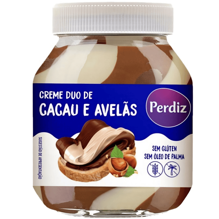 Creme de barrar cacau e avelã Perdiz 350g 1