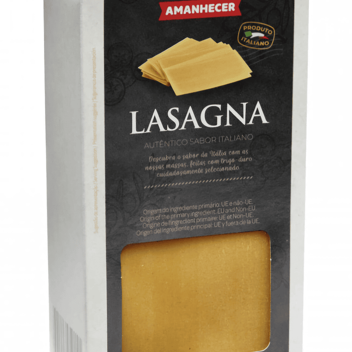 Massa Lasanha Amanhecer 500g  1