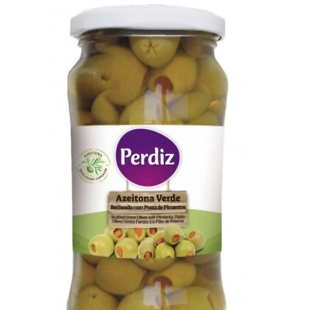 Azeitona verde recheada c/Pimento 200g 1