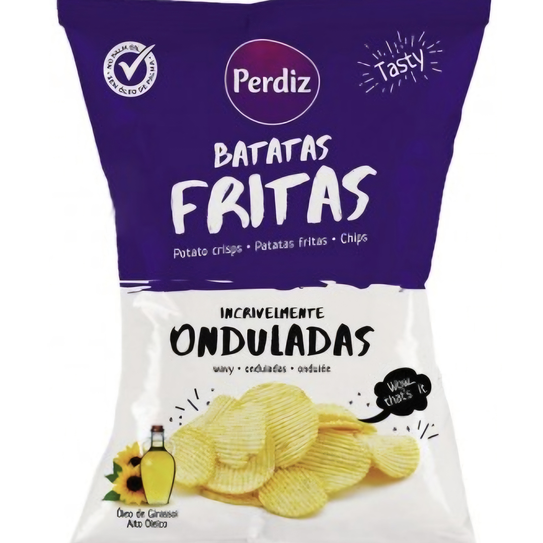 Batatas fritas onduladas 150g Perdiz  1