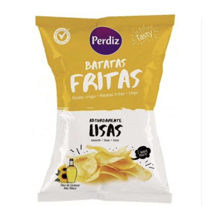 Batatas fritas lisas 150g Perdiz  1