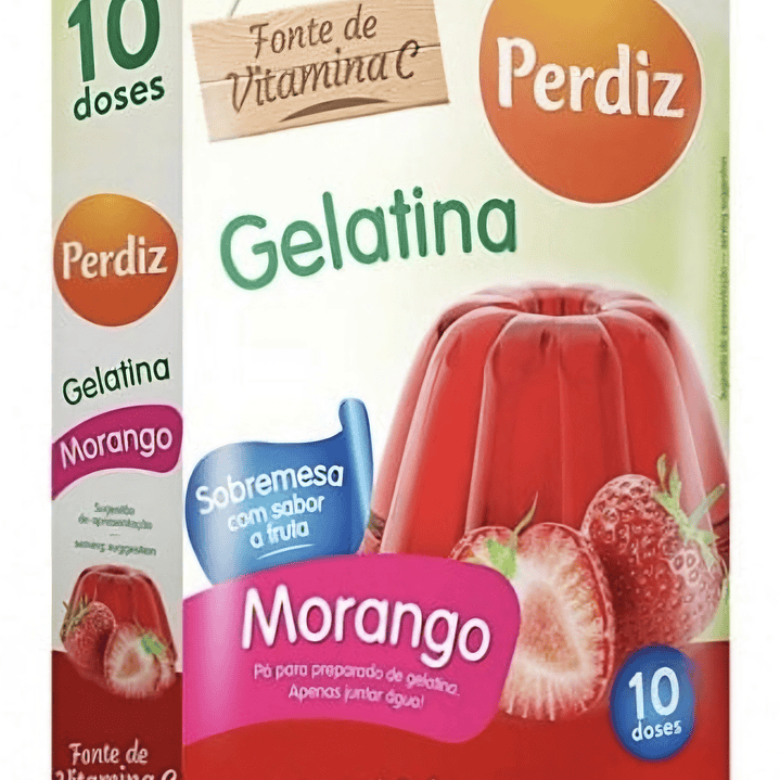 Gelatina morango 170g Perdiz  1