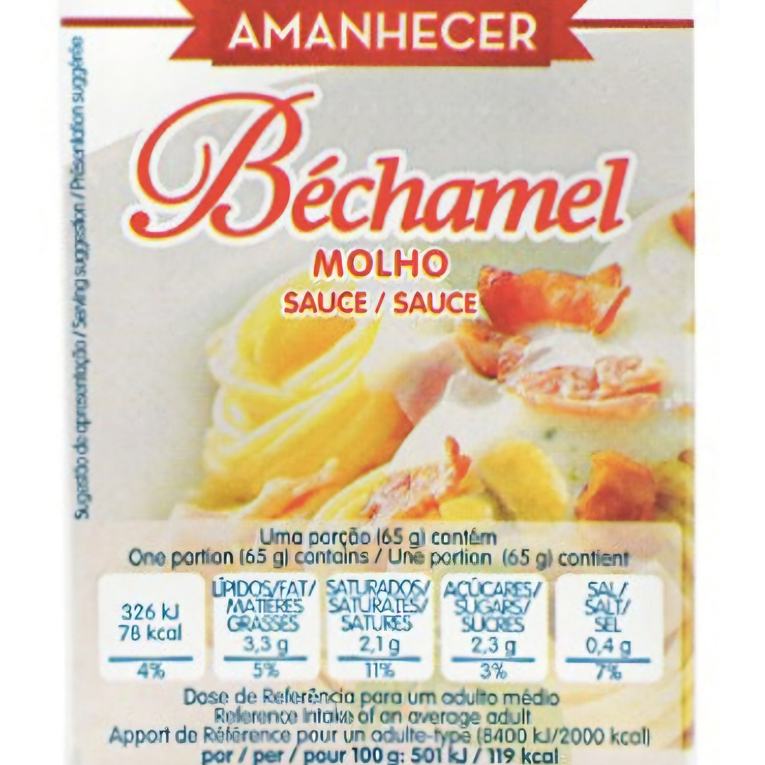 Bechamel 200ml Amanhecer  1