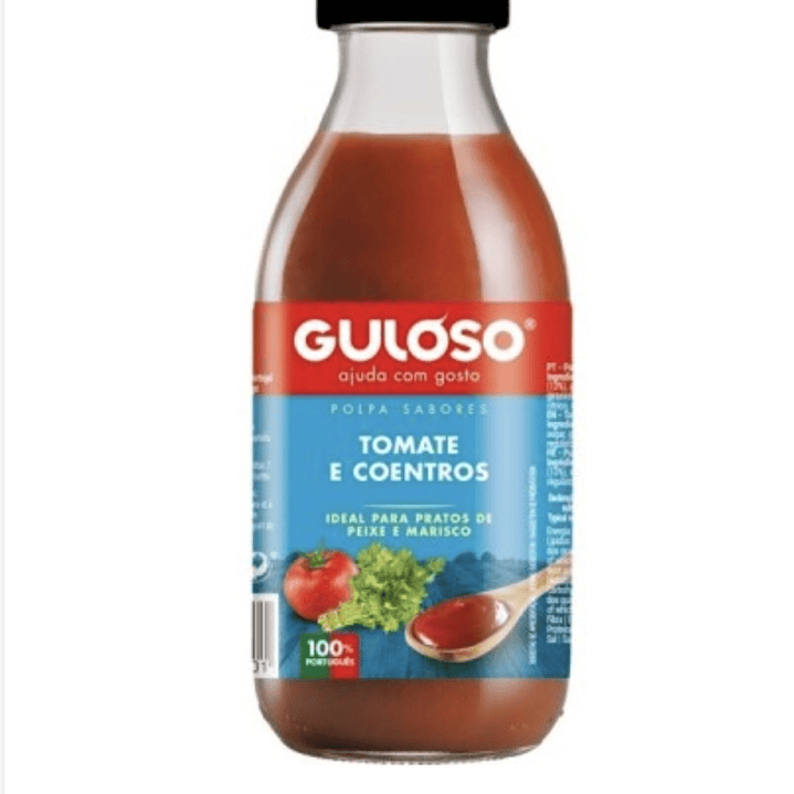 Polpa tomate com coentros 500ml  1