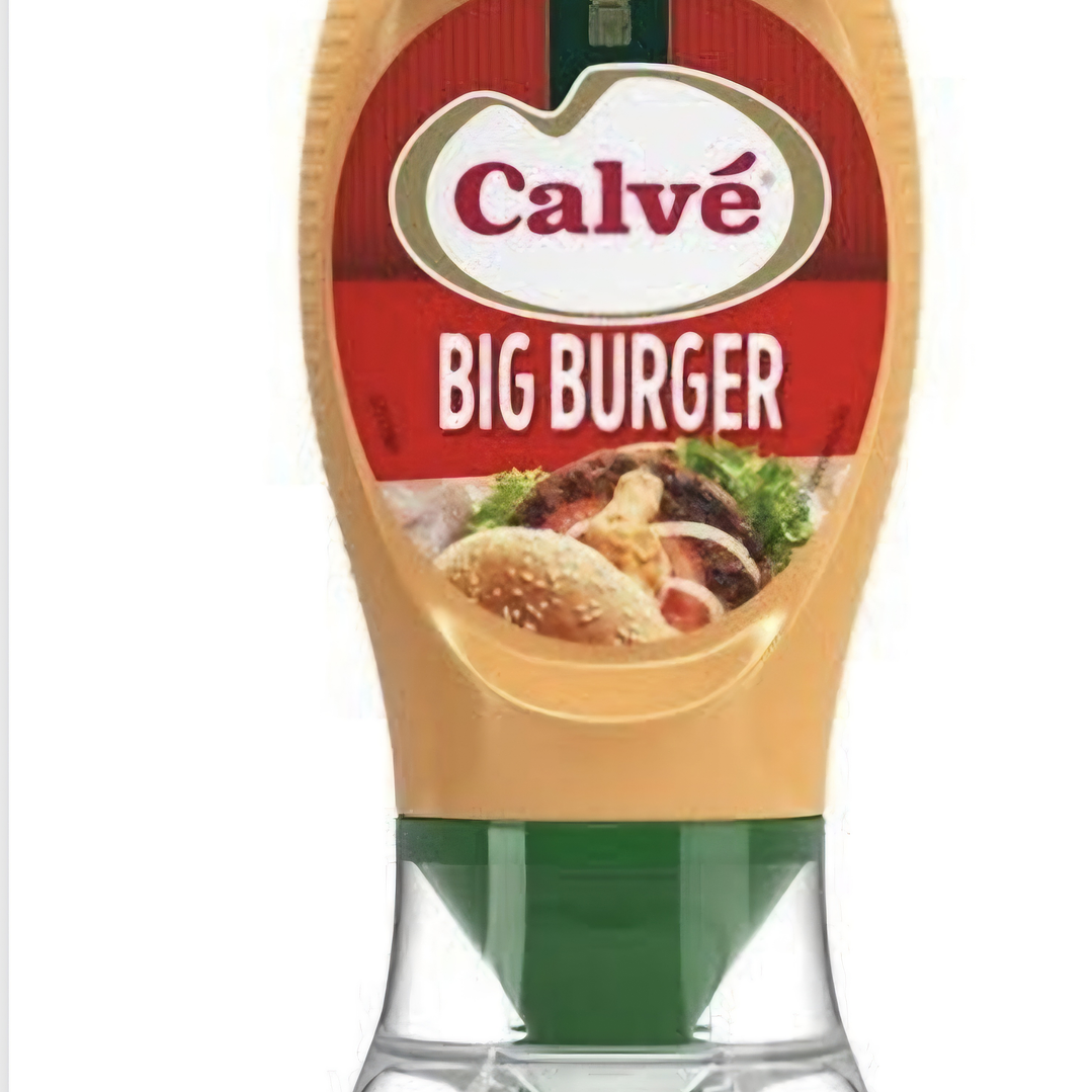 Calve Big Burger 260g top down  1