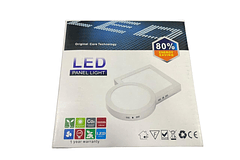 Panel LED Sobrepuesto 6w circular