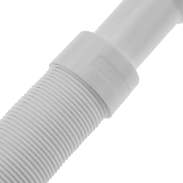 Tubo flexible blanco para desagüe flexible bidet lavadero 1 1/4