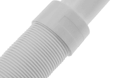Tubo flexible blanco para desagüe flexible bidet lavadero 1 1/4