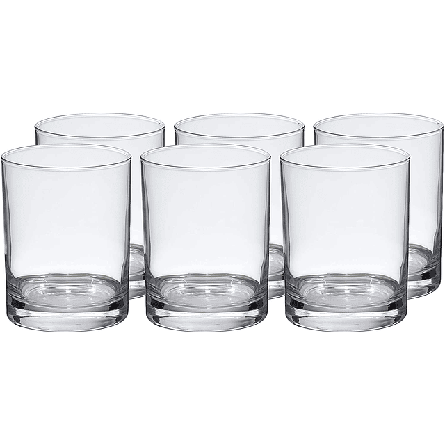 Vasos De Cristal Anticuado 6 unidades