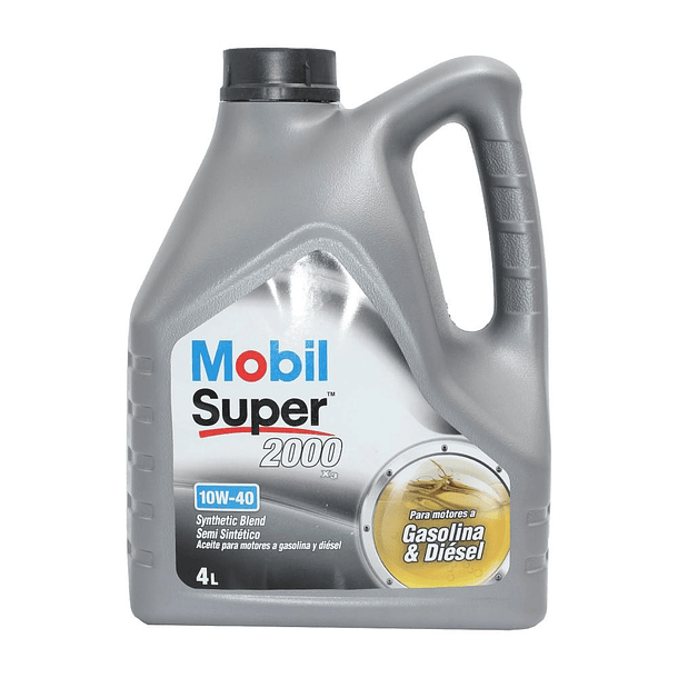 Aceite Motor Mobil Super 2000 Formula P 10W-40 Diesel Gasolina 4L 1