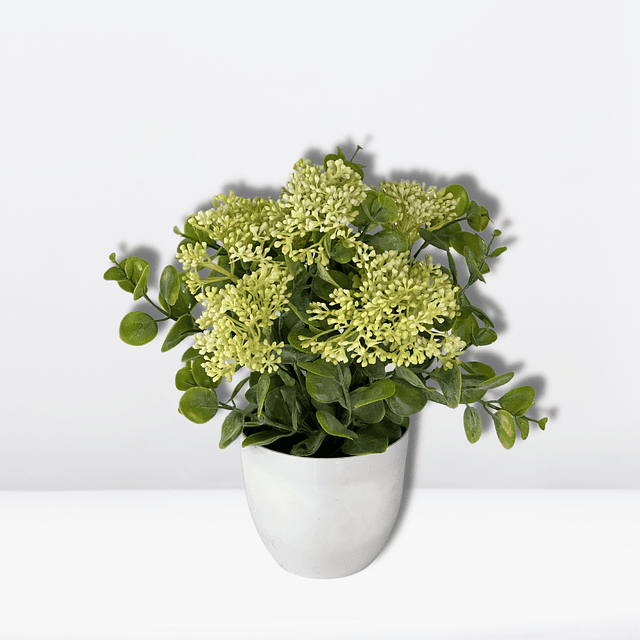 Planta Artificial Hortensia en Maceta 23cm alto