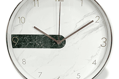 RELOJ PARED 30CM - TEXTURA MÁRMOL 