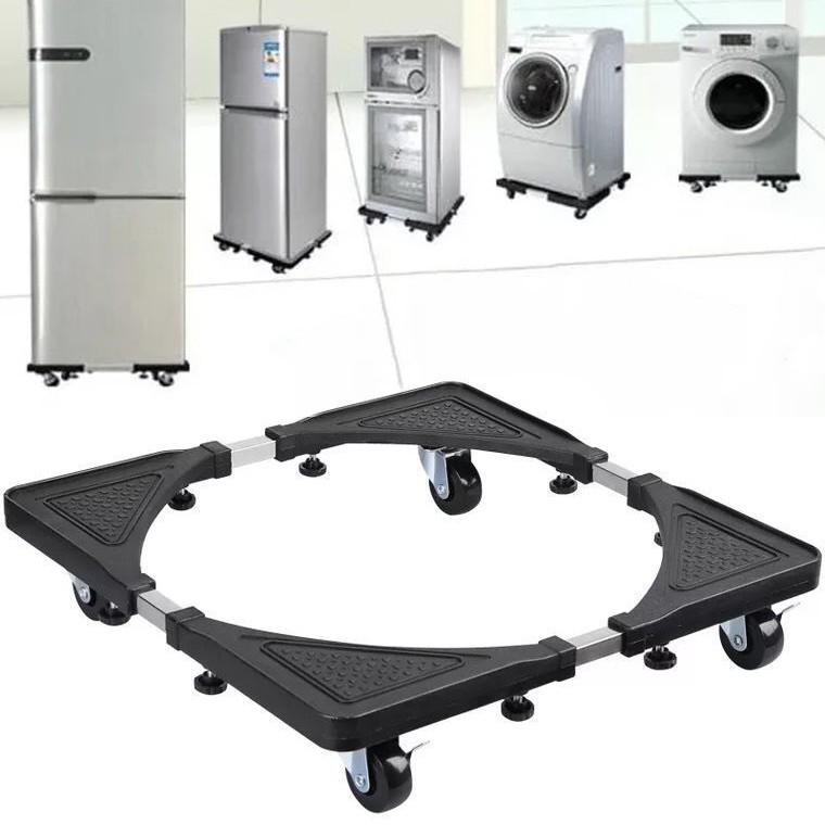 Base de lavadora ajustable en tamaño con ruedas bloqueables 55-78