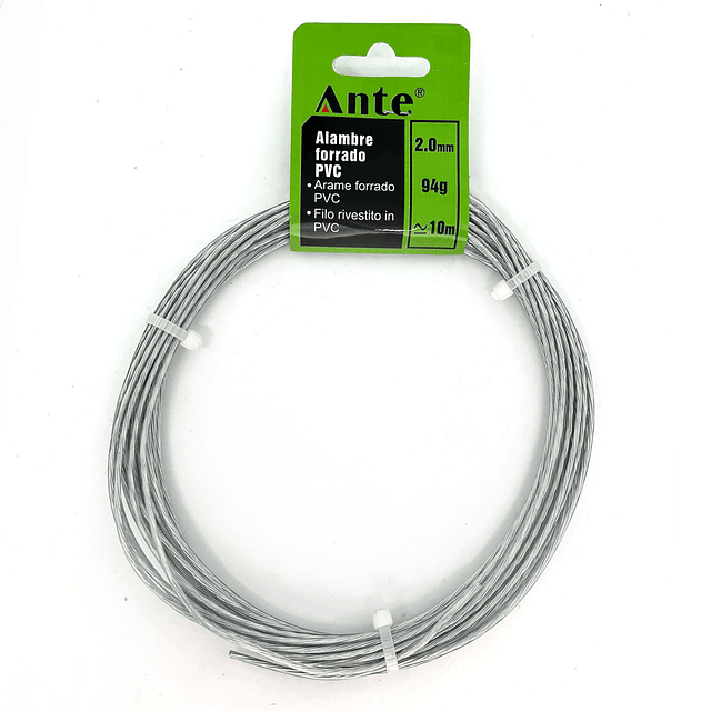 Alambre Cable Forrado PVC 1.5 mm de espesor rollo 10M