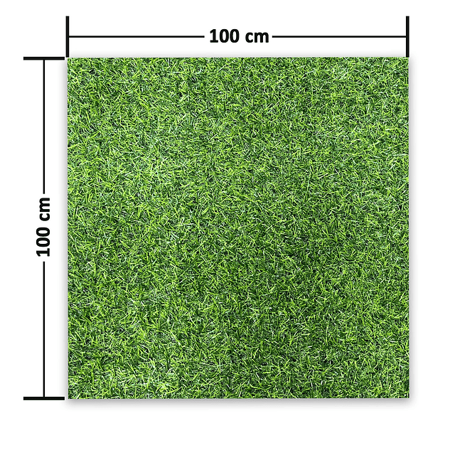 ﻿Paño de Césped Artificial Pasto Sintético 20mm 100 X 100 cm