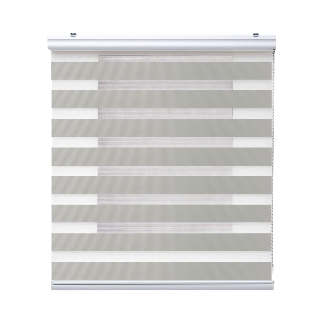Cortina Roller Zebra 200x240cm Color Gris,