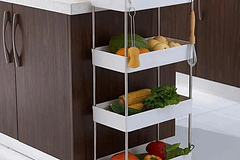 Mueble Estante Organizador Baño Cocina Con Ruedas 4 Niveles