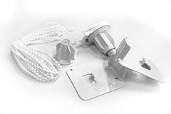 Kit de Repuesto para Cortinas Roller de 38mm - Soportes Cadena Mecanismo