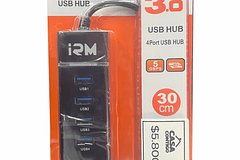 HUB USB 3.0 de 4 Puertos Conectividad Rápida y Eficiente