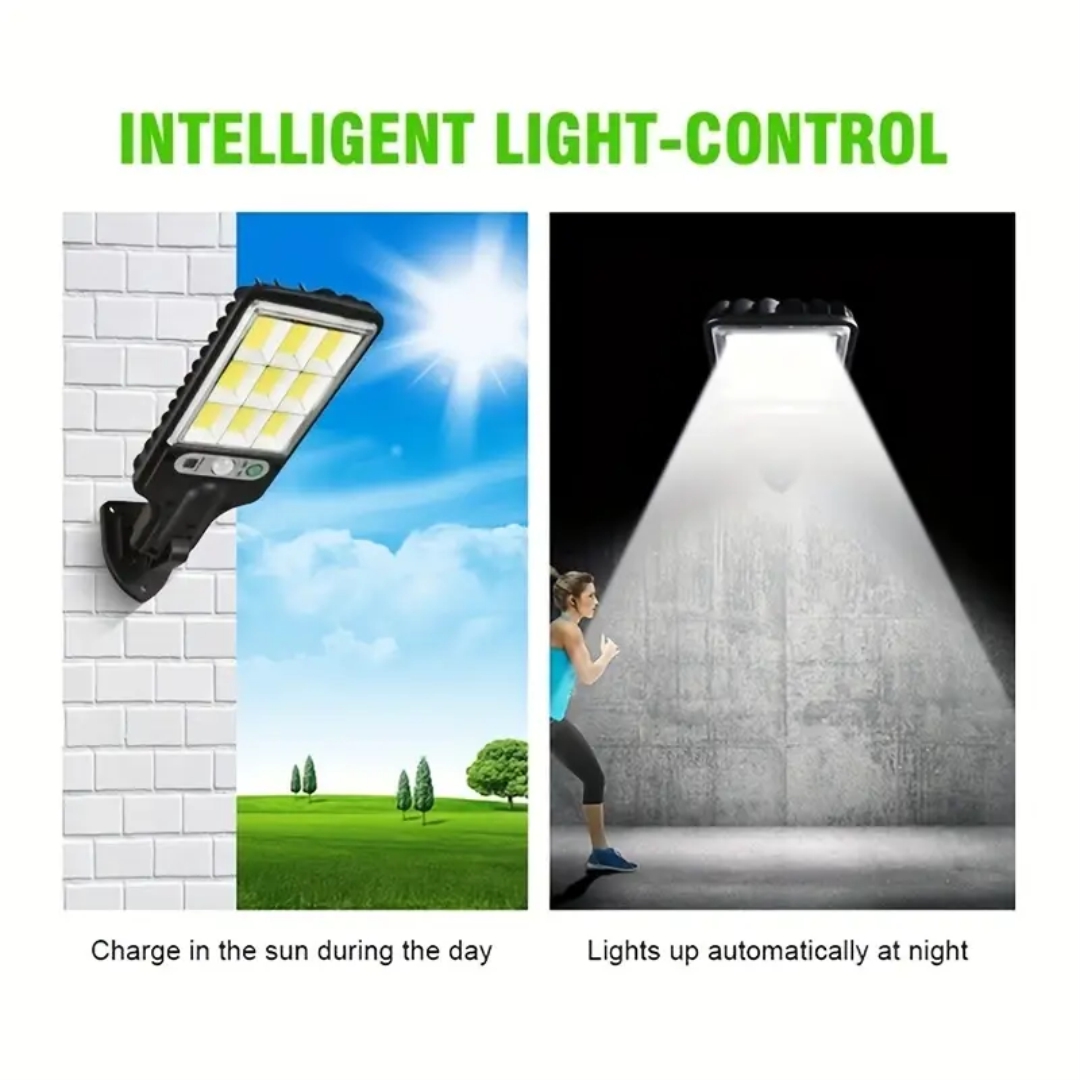 Luz LED Solar con Sensor de Movimiento